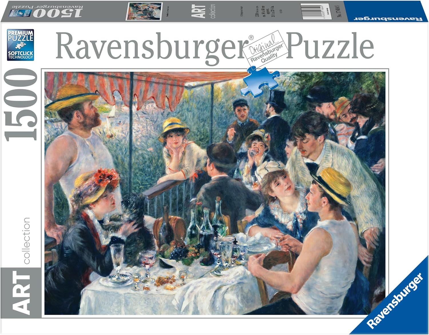 Ravensburger Art Collection Renoir The Rower's Breakfast 1500 Piece Puzzle image 0